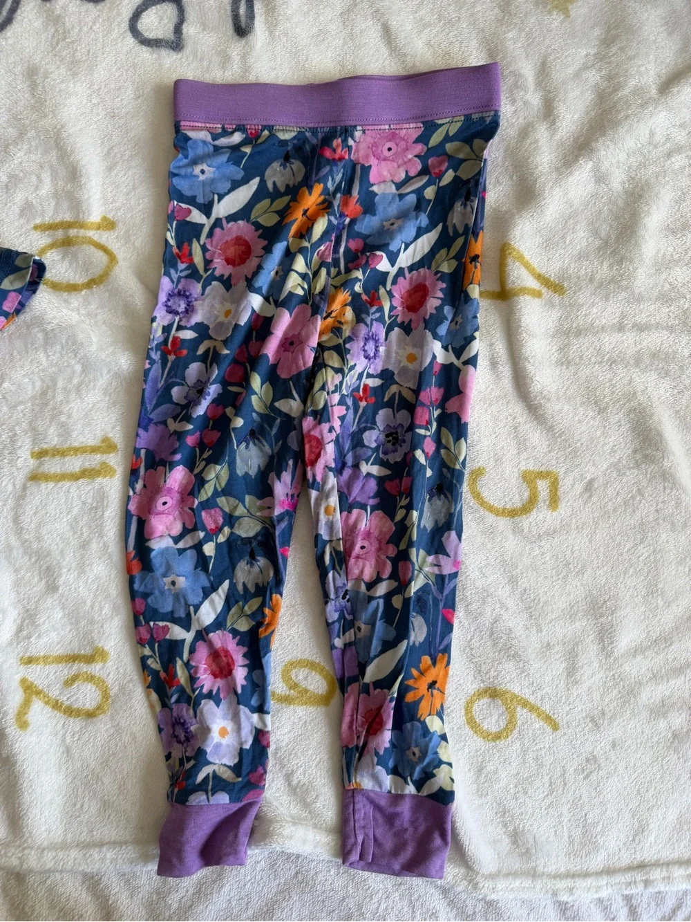 NWOT little Sleepies dusk blooms two piece pajama set 12-18M